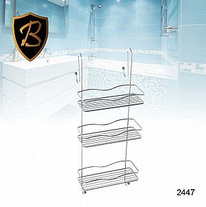 מקלחון תלייה לאמבטיה עם 3 קומות בצבע כרום B-FRESH 2447 מקלחון תלייה לאמבטיה עם 3 קומות בצבע כרום B-FRESH 2447