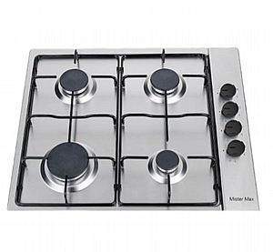 כיריים גז 4 להבות 60 ס"מ נירוסטה mister max mym-41X60E - צבע נירוסטה כיריים גז 4 להבות 60 ס"מ נירוסטה mister max mym-41X60E - צבע נירוסטה