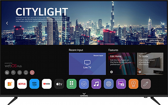 �������� ���� 75 ���� GERMAINE WEBOS QLED 4K
