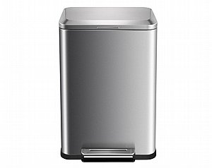 פח דוושה מט 50L ליטר HAUSER לה קיטשן La kitchenette - צבע נירוסטה מט פח דוושה מט 50L ליטר HAUSER לה קיטשן La kitchenette - צבע נירוסטה מט