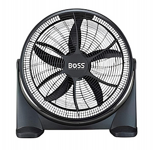 מאוורר רצפתי עוצמתי BOSS בקוטר 20 אינץ' – דגם BO-20FB | הספק 80W | צבע שחור מאוורר רצפתי עוצמתי BOSS בקוטר 20 אינץ' – דגם BO-20FB | הספק 80W | צבע שחור
