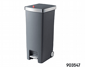 פח דוושה 45L ליטר + 2 גלגלים לה קיטשן La kitchenette TG-5270- צבע שחור פח דוושה 45L ליטר + 2 גלגלים לה קיטשן La kitchenette TG-5270- צבע שחור