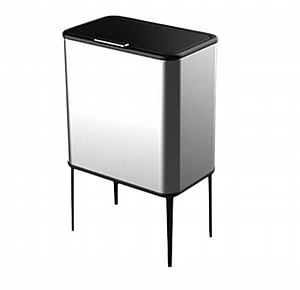 פח אשפה 60L ליטר טאצ על רגליים cegin מט La Kitchenette 903820 נירוסטה מט פח אשפה 60L ליטר טאצ על רגליים cegin מט La Kitchenette 903820 נירוסטה מט