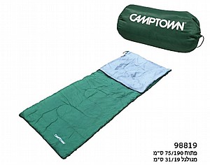 שק שינה 75/190 ס"מ קמפטאון CampTown BASIC 98819 שק שינה 75/190 ס"מ קמפטאון CampTown BASIC 98819