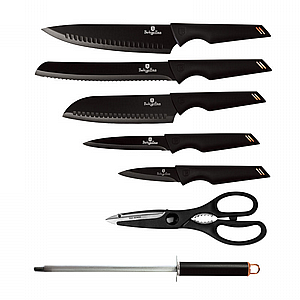 סט 7 סכינים + מעמד איכותי BerlingerHaus BLACK ROSE BH-2692 סט 7 סכינים + מעמד איכותי BerlingerHaus BLACK ROSE BH-2692