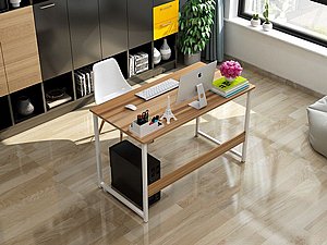 שולחן עבודה מחשב קומפקטי מעץ איכותי בשילוב מתכת דגם פרי שולחן עבודה מחשב קומפקטי מעץ איכותי בשילוב מתכת דגם פרי