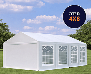 אוהל לאירועים 4X8 פרמיום PVC חזק במיוחד TENT-PRO אוהל לאירועים 4X8 פרמיום PVC חזק במיוחד TENT-PRO