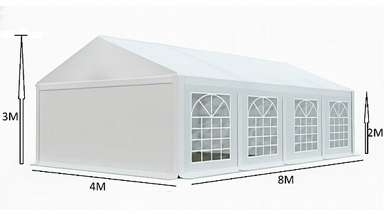  ���� �������� 4X8 ������ PVC ��� ������ TENT-PRO