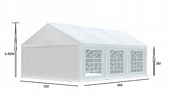 ���� �������� 5X6 ������ PVC ��� ������ TENT-PRO