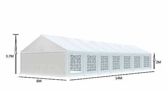 ���� �������� 6X14 ������ PVC ��� ������ TENT-PRO