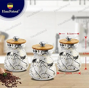 סט 3 קופסאות אחסון מעוצבות HAUS ROLAND HR415-1 סט 3 קופסאות אחסון מעוצבות HAUS ROLAND HR415-1