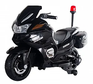אופנוע משטרה כולל צקלקה תואם BMW החזק King Rider- צבע שחור אופנוע משטרה כולל צקלקה תואם BMW החזק King Rider- צבע שחור