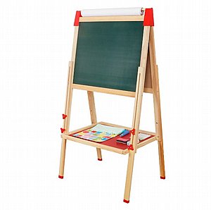 לוח ציור מתכוונן לילדים לגיר וטוש מגנטי| מקט W12B196B| בית העץ לוח ציור מתכוונן לילדים לגיר וטוש מגנטי| מקט W12B196B| בית העץ