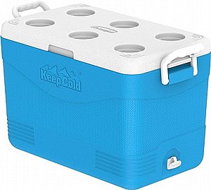 צידנית פרמיום 46 ליטר KeepCold – עם 6 מחזיקי כוסות וברז ניקוז צידנית פרמיום 46 ליטר KeepCold – עם 6 מחזיקי כוסות וברז ניקוז