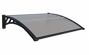 גגון גשם 120X80 ס"מ לדלת/חלון מגן UV דגם קנדה B Garden Top - צבע שחור גגון גשם 120X80 ס"מ לדלת/חלון מגן UV דגם קנדה B Garden Top - צבע שחור