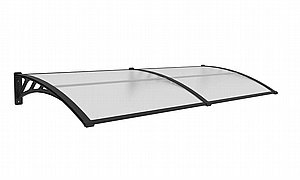 גגון גשם 200X80 ס"מ לדלת/חלון מגן UV דגם קנדה D Garden Top - צבע שחור גגון גשם 200X80 ס"מ לדלת/חלון מגן UV דגם קנדה D Garden Top - צבע שחור
