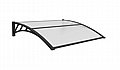 גגון גשם 100X100 ס"מ לדלת/חלון מגן UV דגם קנדה F Garden Top - צבע שחור גגון גשם 100X100 ס"מ לדלת/חלון מגן UV דגם קנדה F Garden Top - צבע שחור