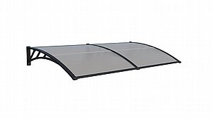 גגון גשם 100X240 ס"מ לדלת/חלון מגן UV דגם קנדה K Garden Top - צבע שחור גגון גשם 100X240 ס"מ לדלת/חלון מגן UV דגם קנדה K Garden Top - צבע שחור