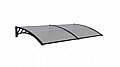 גגון גשם 100X240 ס"מ לדלת/חלון מגן UV דגם קנדה K Garden Top - צבע שחור גגון גשם 100X240 ס"מ לדלת/חלון מגן UV דגם קנדה K Garden Top - צבע שחור