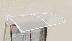 גגון גשם 100X200 ס"מ לדלת/חלון מגן UV דגם קנדה J Garden Top - צבע לבן גגון גשם 100X200 ס"מ לדלת/חלון מגן UV דגם קנדה J Garden Top - צבע לבן