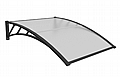 גגון גשם 120X100 ס"מ לדלת/חלון מגן UV דגם קנדה L Garden Top - צבע שחור גגון גשם 120X100 ס"מ לדלת/חלון מגן UV דגם קנדה L Garden Top - צבע שחור