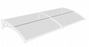 גגון גשם 120X200 ס"מ לדלת/חלון מגן UV דגם קנדה P Garden Top - צבע לבן גגון גשם 120X200 ס"מ לדלת/חלון מגן UV דגם קנדה P Garden Top - צבע לבן