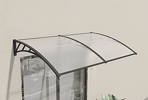 גגון גשם 120X240 ס"מ לדלת/חלון מגן UV דגם קנדה Q Garden Top - צבע שחור גגון גשם 120X240 ס"מ לדלת/חלון מגן UV דגם קנדה Q Garden Top - צבע שחור