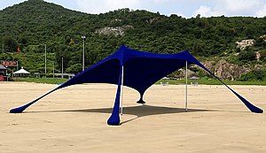 ציליה לים 2.5X2.5 פלאיה - צבע כחול ציליה לים 2.5X2.5 פלאיה - צבע כחול