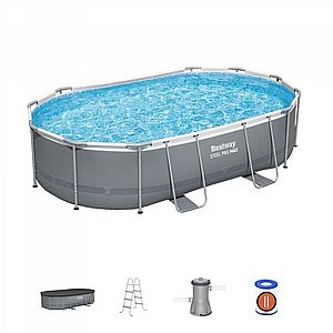 בריכת שחייה אובלית דגם 56448 4.88×3.05 BestWay בריכת שחייה אובלית דגם 56448 4.88×3.05 BestWay