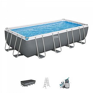 בריכת שחייה מלבנית 5.49×2.74 מטר כלל משאבה דגם 56466 BestWay בריכת שחייה מלבנית 5.49×2.74 מטר כלל משאבה דגם 56466 BestWay