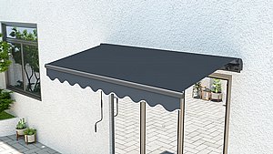 סוכך זרועות מכני 250X200 ס"מ מתקפל כולל מגן UV ו-PA דגם אסיה D Garden Top - צבע אפור כהה סוכך זרועות מכני 250X200 ס"מ מתקפל כולל מגן UV ו-PA דגם אסיה D Garden Top - צבע אפור כהה