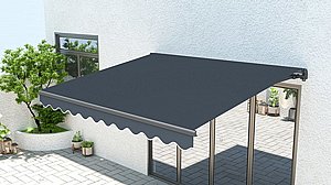סוכך זרועות מכני 395X300 ס"מ מתקפל כולל מגן UV ו-PA דגם אסיה O Garden Top - צבע אפור כהה סוכך זרועות מכני 395X300 ס"מ מתקפל כולל מגן UV ו-PA דגם אסיה O Garden Top - צבע אפור כהה