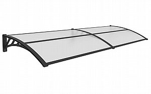 גגון גשם 240X80 סמ לדלת/חלון רוחב 2.40 מטר דגם קנדה E Garden Top - צבע שחור גגון גשם 240X80 סמ לדלת/חלון רוחב 2.40 מטר דגם קנדה E Garden Top - צבע שחור