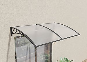 גגון גשם 240X120 סמ לדלת/חלון רוחב 2.40 מטר דגם קנדה A Garden Top גגון גשם 240X120 סמ לדלת/חלון רוחב 2.40 מטר דגם קנדה A Garden Top