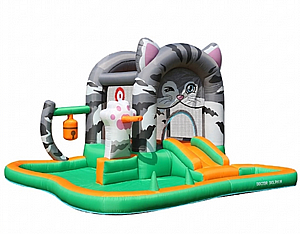 מתקן מתנפח עם מגלשה דגם DD-72090 מבית Doctor Dolphin מתקן מתנפח עם מגלשה דגם DD-72090 מבית Doctor Dolphin