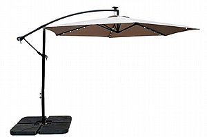 שמשיית רגל צד עגולה בקוטר 3 מטר עם תאורת לד סולארית – דגם PLAYA MU7011LPD שמשיית רגל צד עגולה בקוטר 3 מטר עם תאורת לד סולארית – דגם PLAYA MU7011LPD