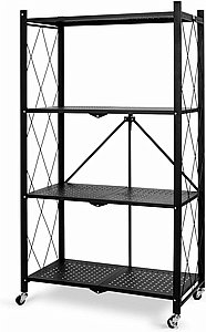 כוננית מתקפלת על גלגלים 4 מדפים Garden Top OTC4I כוננית מתקפלת על גלגלים 4 מדפים Garden Top OTC4I