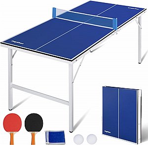שולחן פינג פונג מתקפל 60 אינץ דגם פליי EUROLEAP RQ23001PP שולחן פינג פונג מתקפל 60 אינץ דגם פליי EUROLEAP RQ23001PP