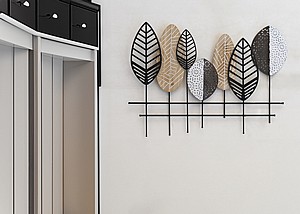 קישוט קיר מתכת דגם עלים רקועים מבית סטאר שופ STAR SHOP קישוט קיר מתכת דגם עלים רקועים מבית סטאר שופ STAR SHOP